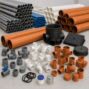PVC, uPVC & Underground Pipes & Fittings